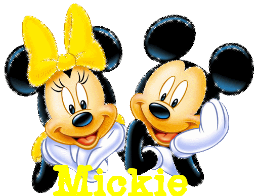 Minnie & Mickey with Mickie