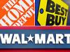 Walmart Home Depot & Best Buy