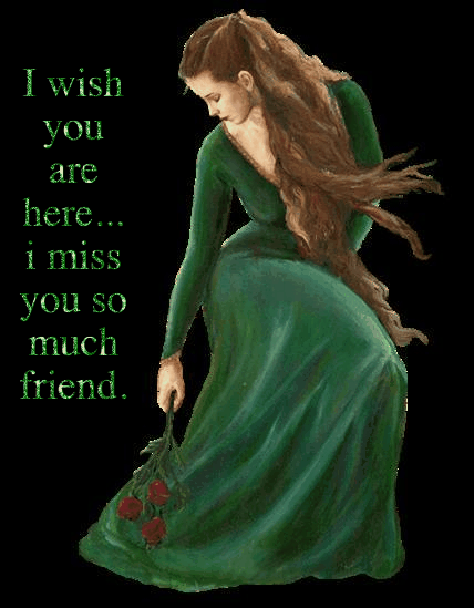 beautiful lady in green.