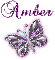 Purple butterfly- Amber