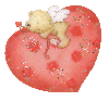 cupid bear heart