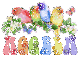 Colorful Glitter Sparkle Birds - Aggela