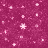 purple snowflakes