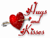 Heart - hug and kisses