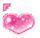 pink heart cursor