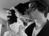 Ryan Ross and a Dog