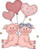 pigs heart balloons