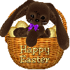 Easter Bunny in Basket