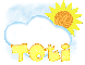 Toti- sun and cloud