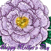 A purple flowe for Mother's Day