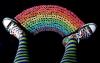 Rainbow feet