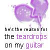 teardrops on my guitar violet