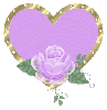 Purple Heart n Rose