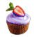 Mini Purple Cupcake