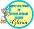 happy birthday Gloria