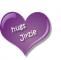 purple heart with hugs jirzie