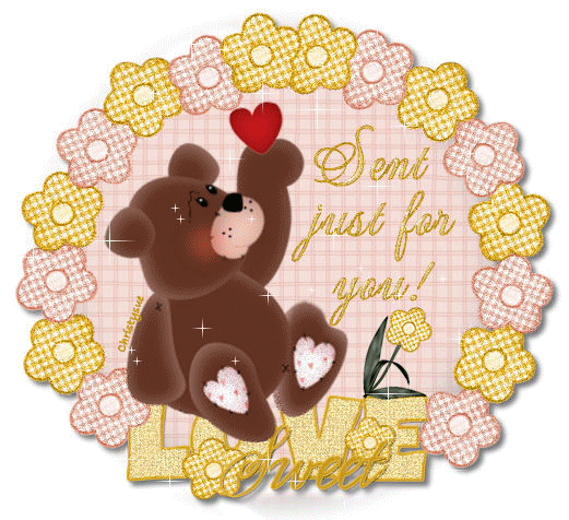 Sweet love bear