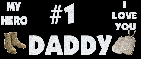 #1 Daddy with Black Background (Military)