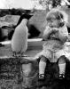 Little Girl with Penguin