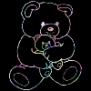 Bear colorful changes