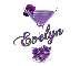 Purple Cocktail: Evelyn