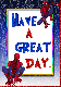 Spider-man have a good day.