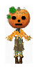 Anjielyn's Pumpkin Head with Scarecrows body