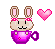 Bunny on a Cup