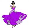 cinderella dressed in purple