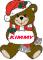 Christmas Teddy Bear - Kimmy