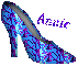 Blue and Purple Shoe - Annie