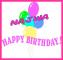 Happy Birthday Balloons - Najwa