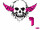 mandy pink skull