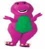 Barney is firin his lazer!!!
