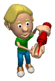 ketchup on hotdog