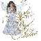 NAME ALETHA/WHITE DRESS/GOLD