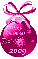 Pink Xmas Ornament - Zet