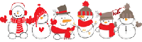 Funny Snowmen 