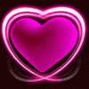 magenta heart avatar