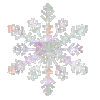 glitter snowflake