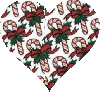 CANDY CANE HEART