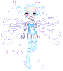 Winter fairy with icy wings!
