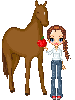 a Modern Cowgirl with her Horse!