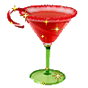 candy cane martini