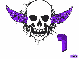 denise purple skull
