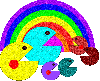 Rainbow Pacman