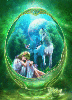 Fairy with Horse Globe Ani