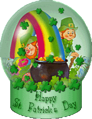 globe happy saint patricks day