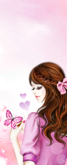 GIRL WITH BUTTERFLY