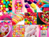 Candy icons background